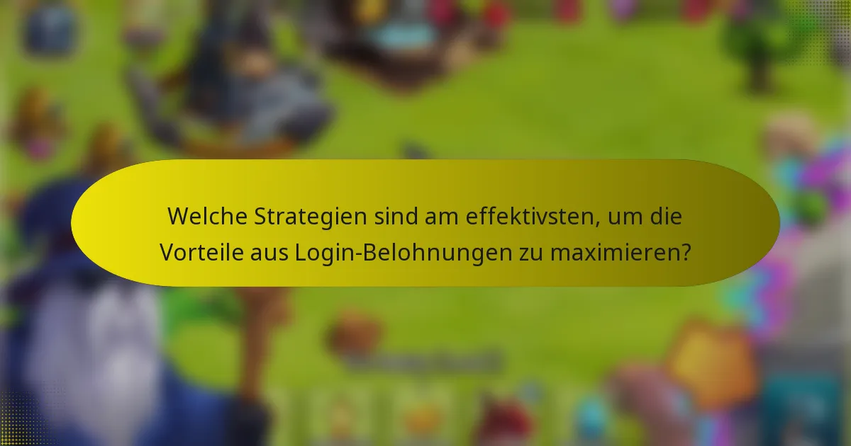 Welche Strategien sind am effektivsten, um die Vorteile aus Login-Belohnungen zu maximieren?